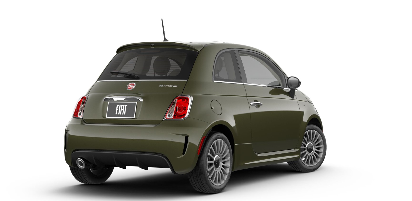 2018 FIAT 500 Green Rear Exterior